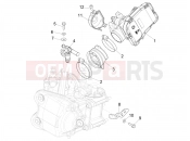 PIAGGIO Beverly 400 HPE E5 (EU) Throttle body - Injector - Induction joint