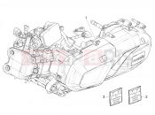 PIAGGIO Beverly 400 Classic-Sport E5+ (EU) Engine assembly