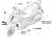 PIAGGIO Beverly 400 Classic-Sport E5+ (EU) Plates - Emblems