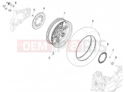 PIAGGIO Beverly 400 Classic-Sport E5+ (EU) Rear wheel