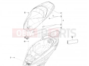 PIAGGIO Beverly 400 Classic-Sport E5+ (EU) Saddle/seats