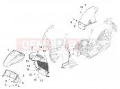 PIAGGIO Beverly 400 Classic-Sport E5+ (EU) Wheel huosing - Mudguard