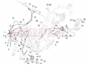 PIAGGIO Beverly 400 Classic-Sport E5+ (EU) Brakes pipes - Calipers (ABS)
