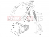 PIAGGIO Beverly 400 Classic-Sport E5+ (EU) Rear suspension - Shock absorber/s