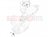 PIAGGIO Beverly 400 Classic-Sport E5+ (EU) Remote control switches - Battery - Horn