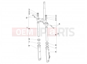 PIAGGIO Medley 125 E5 (EU) Fork's components (Showa)