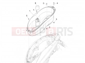 PIAGGIO Medley 125 E5 (EU) Helmet huosing - Undersaddle