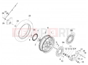 PIAGGIO Medley 125 E5 (EU) Rear wheel