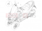 PIAGGIO MP3 300 HPE / HPE Sport E5 (EU) Driving mirror/s