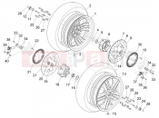 PIAGGIO MP3 300 HPE / HPE Sport E5 (EU) Front wheel