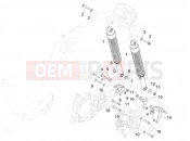 PIAGGIO MP3 310 HPE / HPE Sport E5+ (EU) Rear suspension - Shock absorber/s