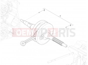 VESPA Vespa Primavera 125 Mickey Mouse (JP, KR, VN) Cranckshaft