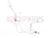 VESPA Vespa Primavera 125 Mickey Mouse (JP, KR, VN) Driving mirror/s