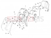 VESPA Vespa Primavera 125 Mickey Mouse (JP, KR, VN) Front glove-box - Knee-guard panel