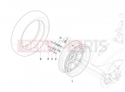 VESPA Vespa Primavera 125 Mickey Mouse (JP, KR, VN) Front wheel