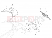VESPA Vespa Primavera 125 Mickey Mouse (JP, KR, VN) Rear cover - Splash guard