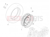 VESPA Vespa Primavera 125 Mickey Mouse (JP, KR, VN) Rear wheel