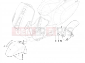 VESPA Vespa Primavera 125 Mickey Mouse (JP, KR, VN) Wheel huosing - Mudguard