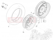 VESPA Vespa Primavera 125 iGET E2-E4 (AU, EX, Jp, KR, TW, VT) Rear wheel
