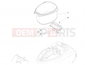 vespa Vespa S 125 iGet E3-E4 (EX, RI, TH, TW) Helmet huosing - Undersaddle