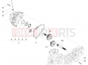 vespa Vespa S 125 iGet E3-E4 (EX, RI, TH, TW) Reduction unit