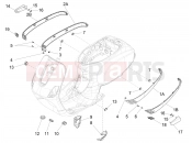 vespa Vespa S 125 iGet E3-E4 (EX, RI, TH, TW) Side cover - Spoiler