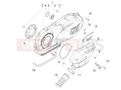 vespa Vespa S 125 iGet E3-E4 (EX, RI, TH, TW) Crankcase cover - Crankcase cooling