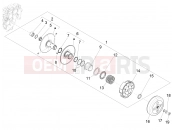 vespa Vespa S 125 iGet E3-E4 (EX, RI, TH, TW) Driven pulley