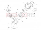 vespa Vespa S 125 iGet E3-E4 (EX, RI, TH, TW) Throttle body - Injector - Induction joint
