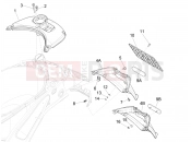 VESPA Vespa Sprint 125 IGET E3-E4 (EX, RK, TH, TW, VN) Rear cover - Splash guard