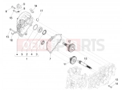 VESPA Vespa Sprint 125 IGET E3-E4 (EX, RK, TH, TW, VN) Reduction unit