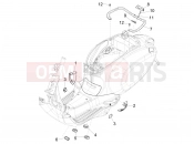VESPA Vespa Sprint 125 IGET E3-E4 (EX, RK, TH, TW, VN) Side cover - Spoiler