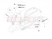 VESPA Vespa VXL 125 Plates - Emblems