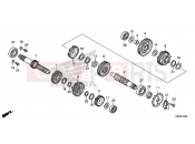 HONDA Z125 MONKEY (Z125MAM) 2021 E-17 TRANSMISSION