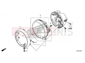 HONDA Z125 MONKEY (Z125MAM) 2021 F-1 HEADLIGHT