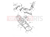 Triumph 2021 Street Triple S > 967907 Rear Mudguard & Number Plate Bracket