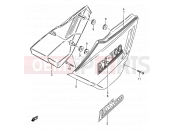 SUZUKI AX100 R (1994) 29 - FRAME COVER (MODEL R)