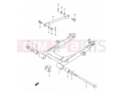 SUZUKI AX100 R (1994) 39 - REAR SWINGING ARM (E94,P09,P48)