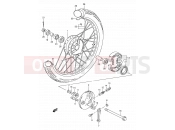 SUZUKI AX100 R (1994) 38 - FRONT WHEEL