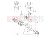 SUZUKI AX100 T (1996) 4 - CRANKSHAFT