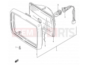 SUZUKI AX100 T (1996) 18 - HEADLAMP