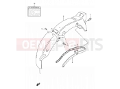 SUZUKI AX100 T (1996) 33 - REAR FENDER