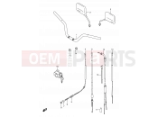 SUZUKI AX115 X (1999) 28 - HANDLE BAR - CONTROL CABLE
