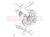 SUZUKI AX115 X (1999) 40A - REAR WHEEL (P36)