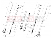 MOTOGUZZI V7 Sport E5+ (EU) Front fork Wuxi Top