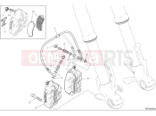 DUCATI Desert X Front brake system