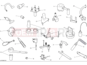 DUCATI Desert X Workshop service tools - engine