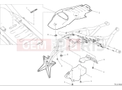 DUCATI Desert X Rear mudguard