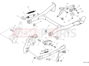DUCATI Desert X Discovery Side stand & center stand