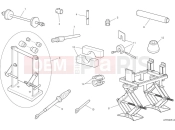 DUCATI Desert X Discovery Workshop service tools - frame
